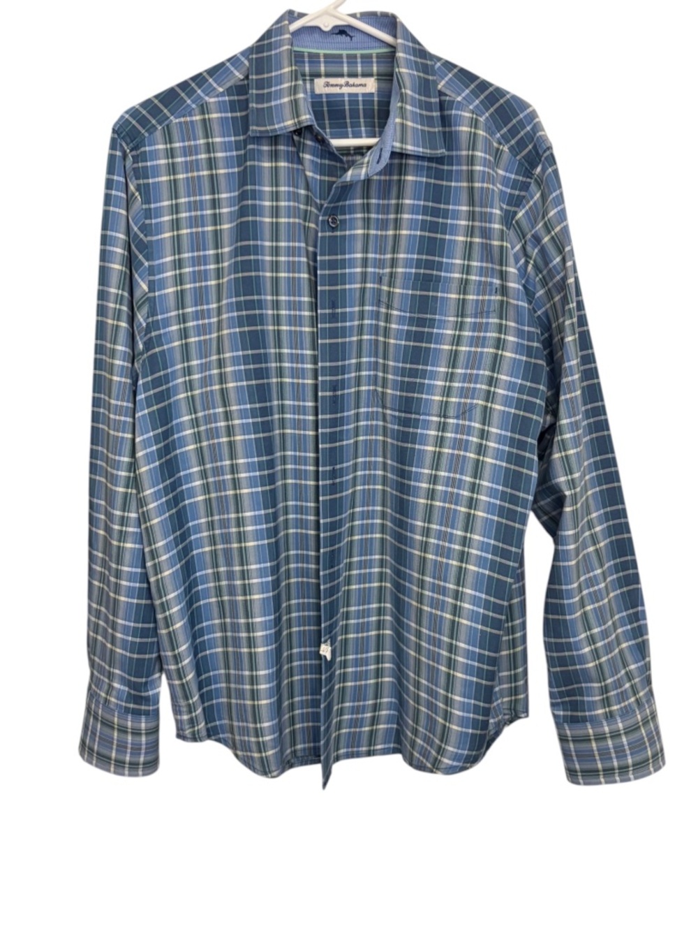 Tommy Bahama ST325098 Lazlo Plaid Button Down Long Sleeve Shirt